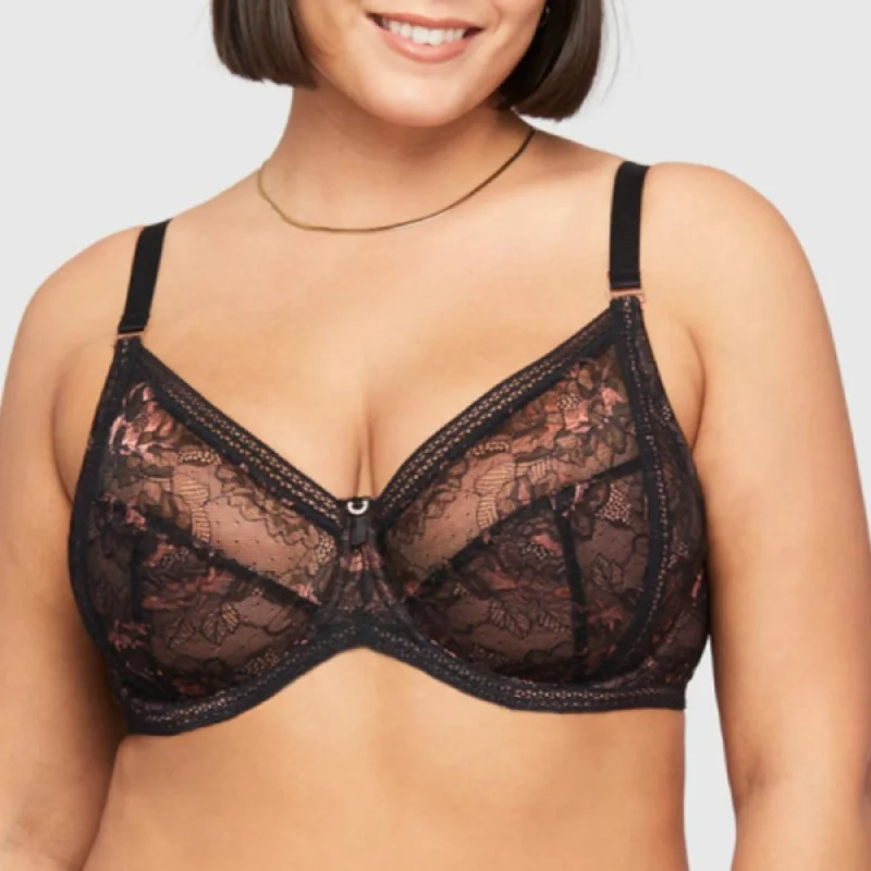 Enchanted Muse Bra 9491 - Black/Pecan