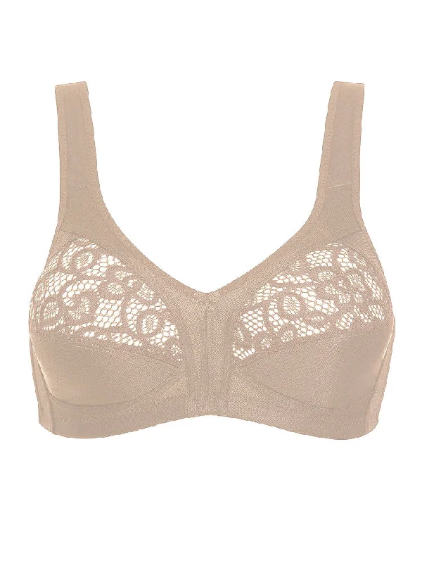 Full Cup Non Wired Bra - Light Beige