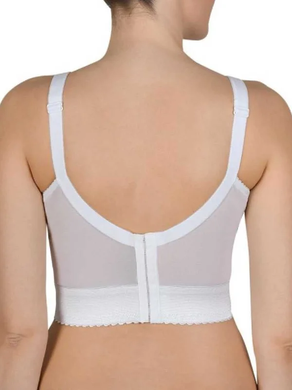 Longline Bra - White