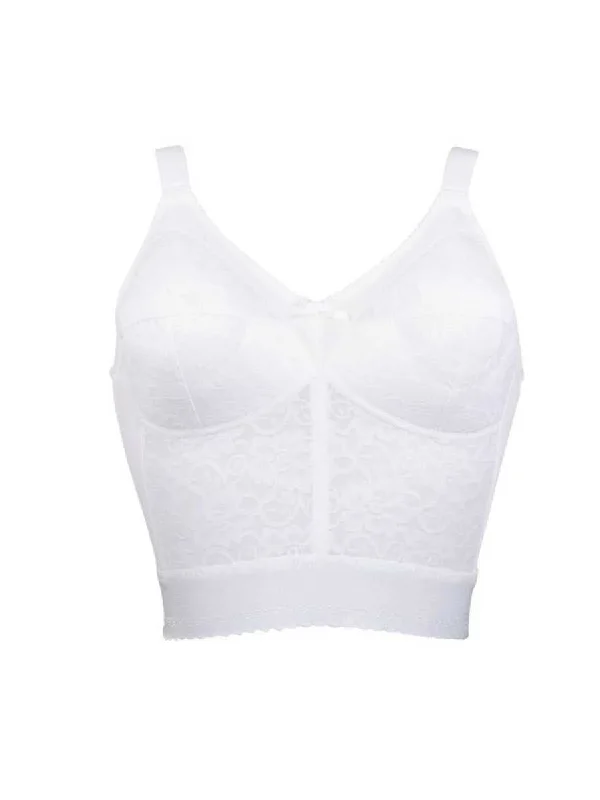 Longline Bra - White