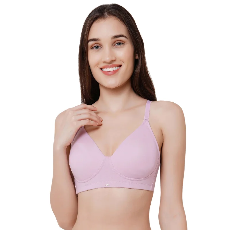 Non Padded Non Wired Full Coverage T-shirt Bra-CB-337