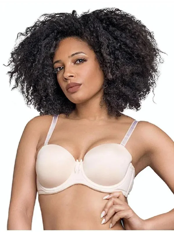 Beige Octavia Strapless Bra