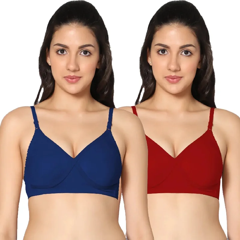 Full Coverage Non-Padded Bra (Pack of 2)