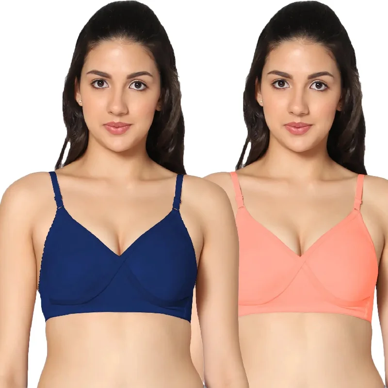 Full Coverage Non-Padded Bra (Pack of 2)