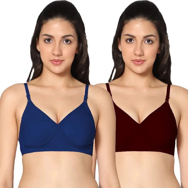 Full Coverage Non-Padded Bra (Pack of 2)