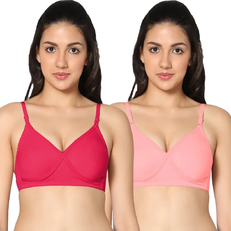 Full Coverage Non-Padded Bra (Pack of 2)