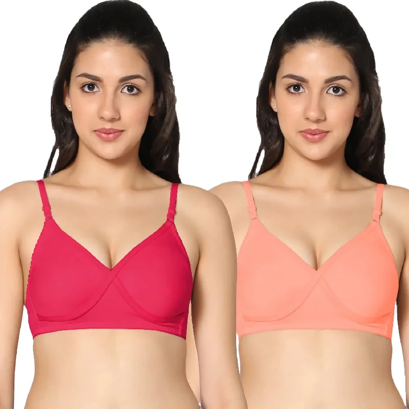 Full Coverage Non-Padded Bra (Pack of 2)