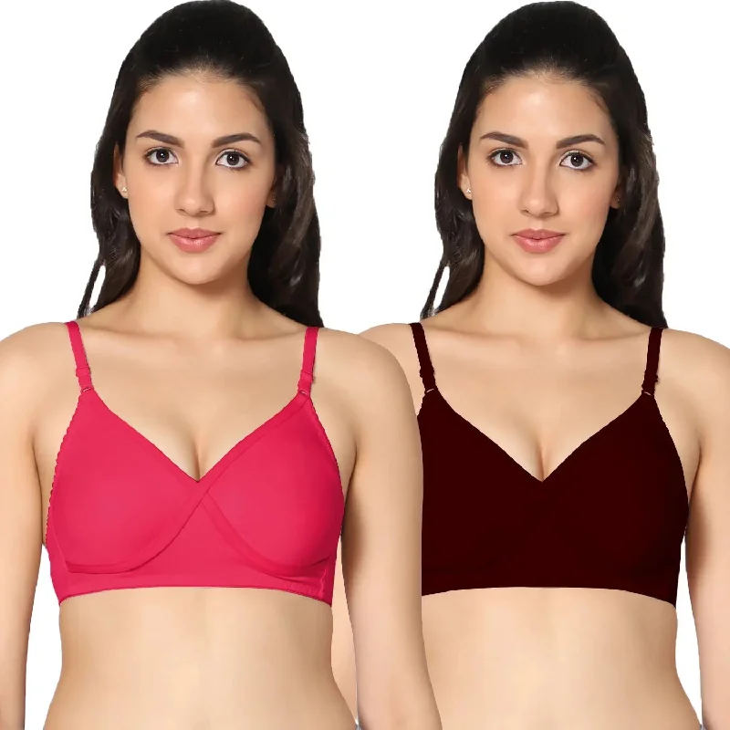 Full Coverage Non-Padded Bra (Pack of 2)