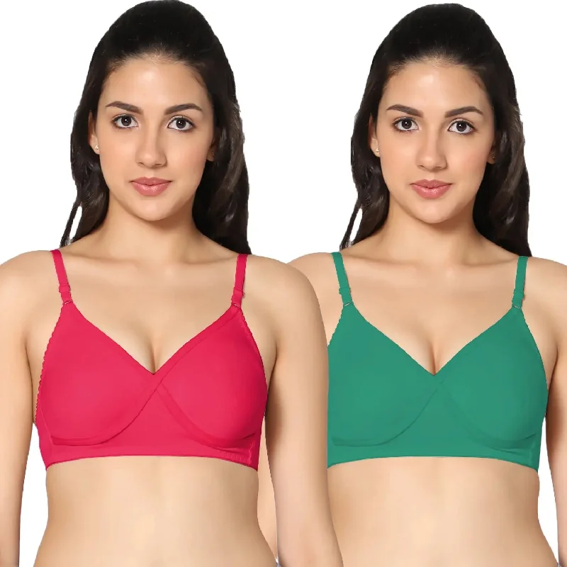 Full Coverage Non-Padded Bra (Pack of 2)