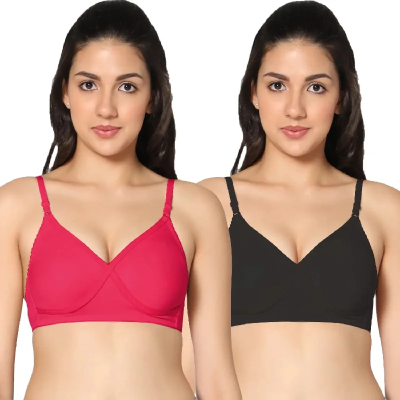 Full Coverage Non-Padded Bra (Pack of 2)