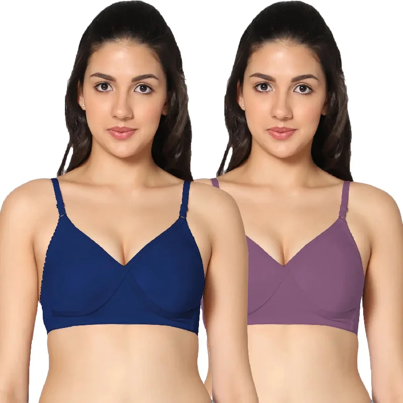 Full Coverage Non-Padded Bra (Pack of 2)