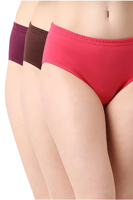 Soch/Das-4 Cotton Hipster Panties Assorted