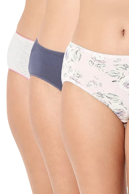 Cotton Printed Hipster Panties-6786