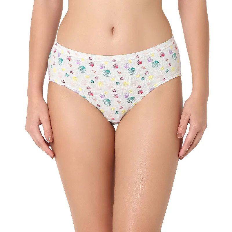 Cotton Printed Hipster Panties-6876