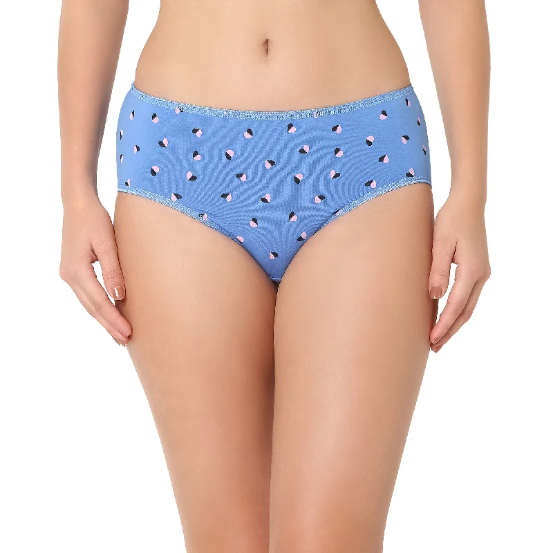 Cotton Printed Hipster Panties-6920