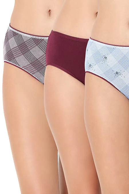 Cotton Printed Hipster Panties-6740