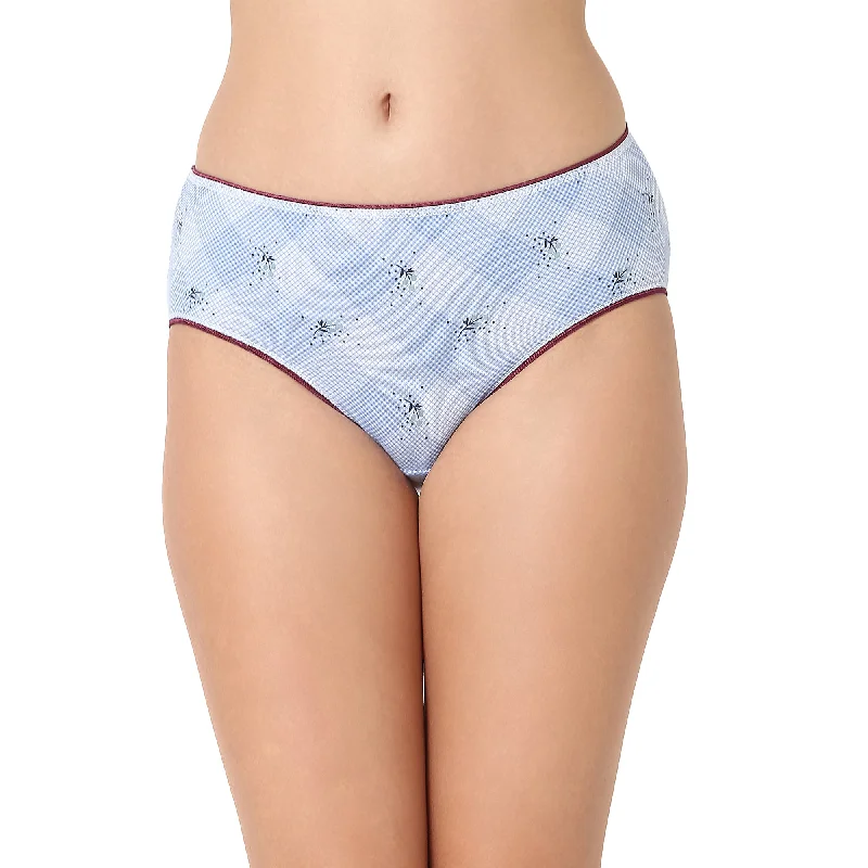 Cotton Printed Hipster Panties-6740