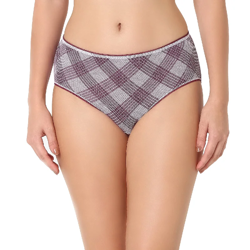 Cotton Printed Hipster Panties-6740