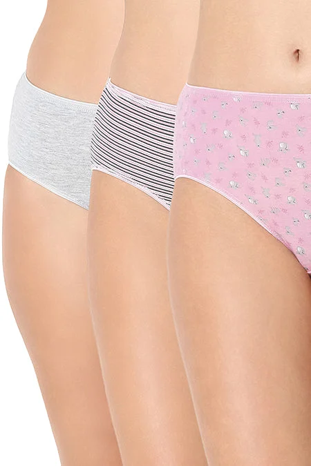 Cotton Printed Hipster Panties-6788