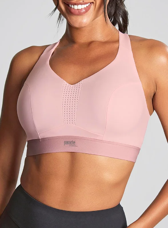 Panache Sport: Endurance Non Padded Wired Sports Bra Pink