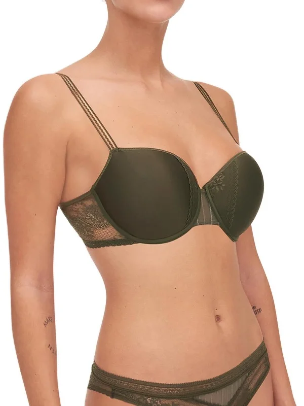 Maddie Half Cup Memory Bra - Khaki