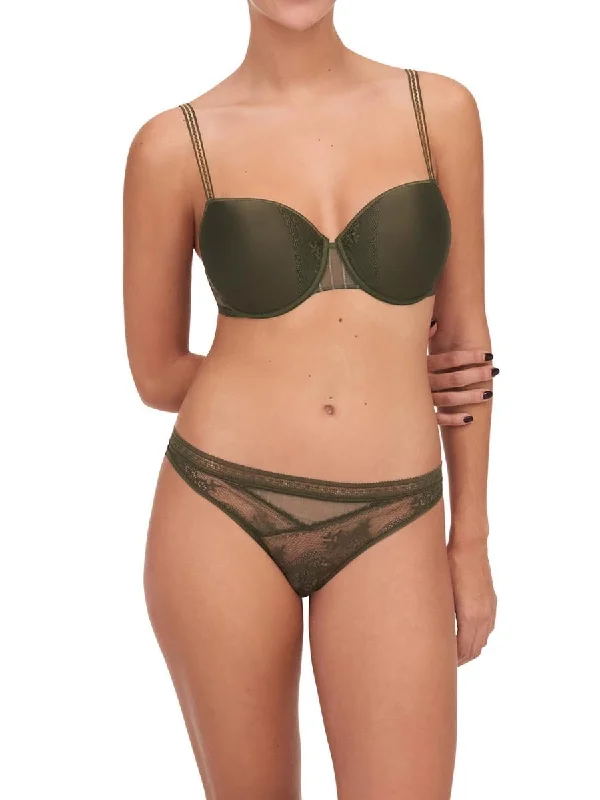 Maddie Half Cup Memory Bra - Khaki