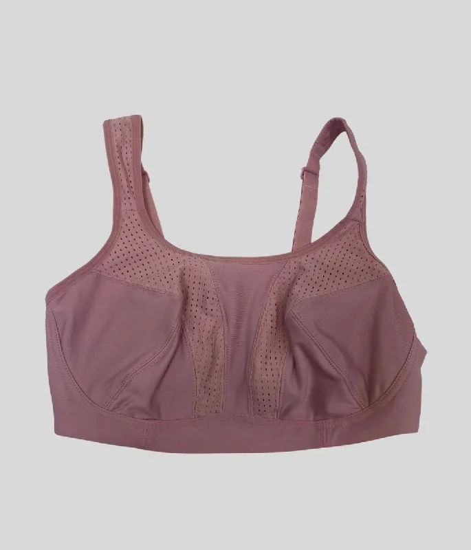 Pink Ultimate Support Sports Bra