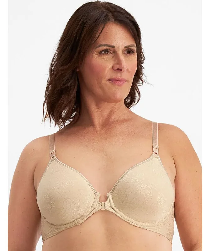 Playtex Front Closure Underwire Bra - Nude