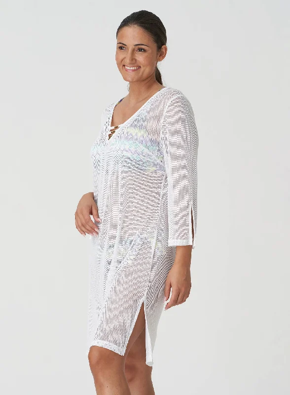 PrimaDonna Swimwear: Holiday Kaftan White Yacht