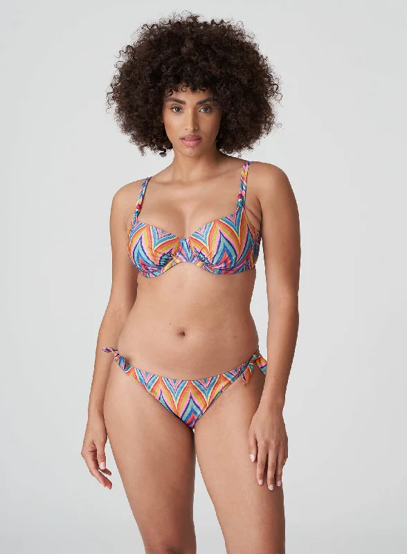 PrimaDonna Swimwear: Kea Full Cup Bikini Top Rainbow Paradise