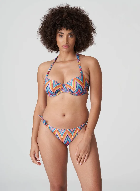 PrimaDonna Swimwear: Kea Full Cup Bikini Top Rainbow Paradise