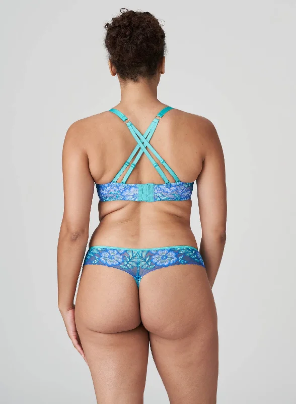 PrimaDonna Twist: Morro Bay Padded Balcony Underwired Bra Mermaid Blue