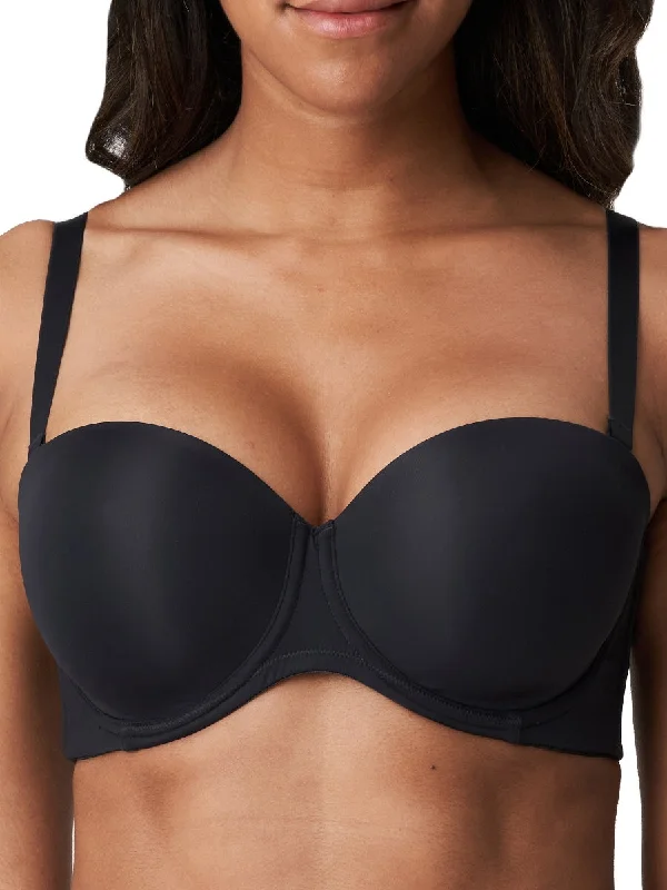 Figuras Padded Strapless Bra - Charcoal