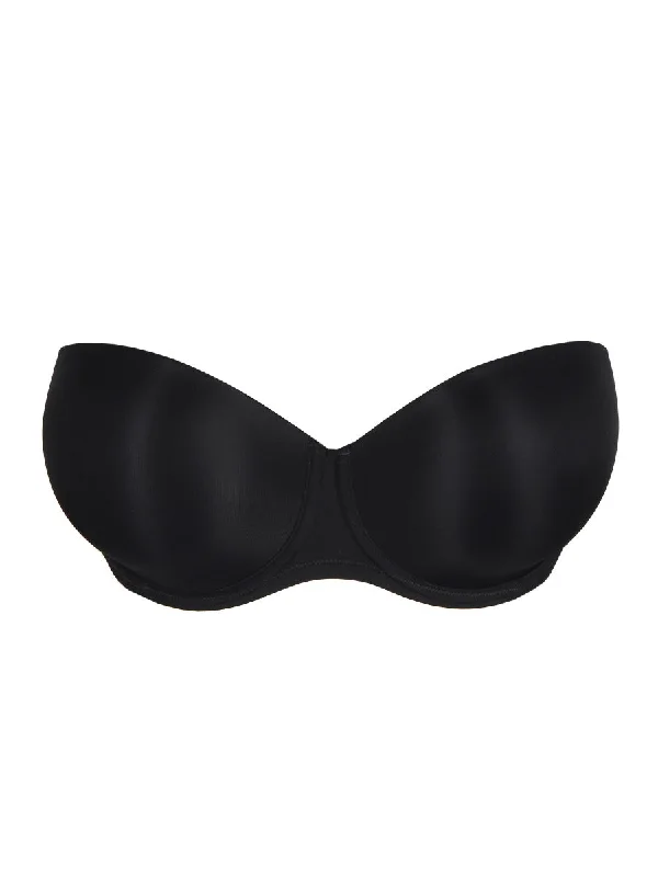 Figuras Padded Strapless Bra - Charcoal