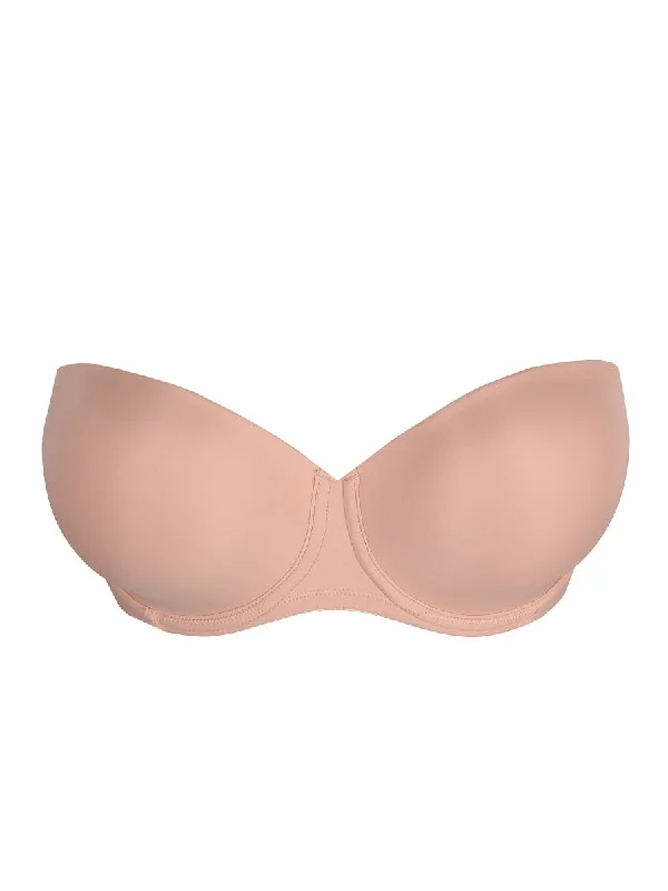 Figuras Padded Strapless Bra - Powder Rose