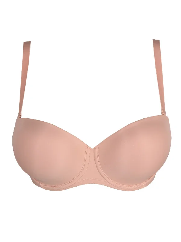 Figuras Padded Strapless Bra - Powder Rose