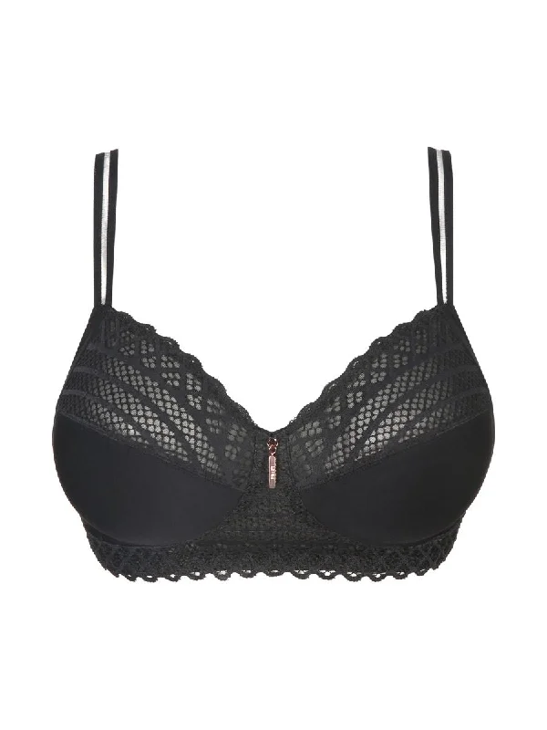 East End Full Cup Wireless Bra - Charcoal