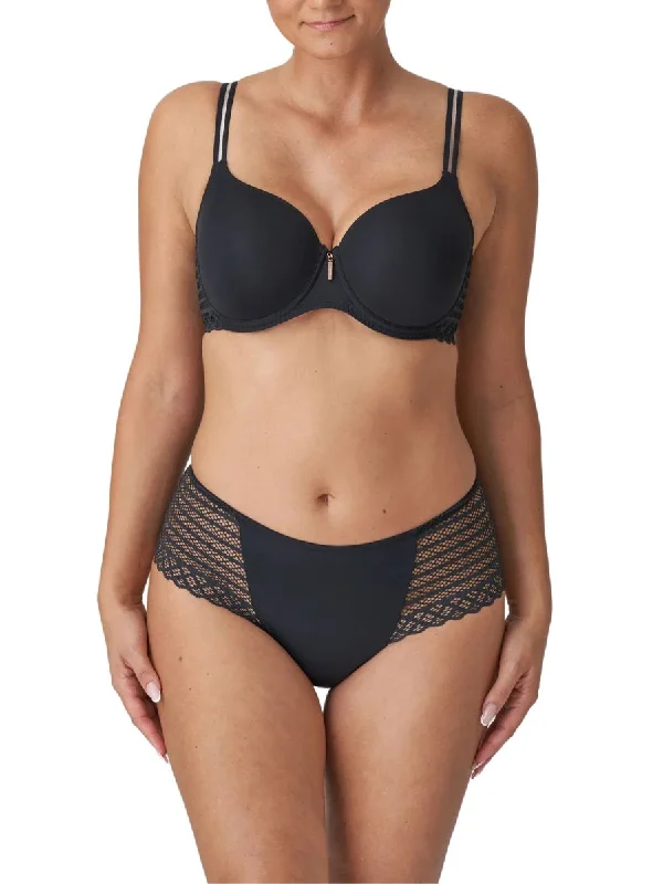 East End Padded Heartshape Bra - Charcoal