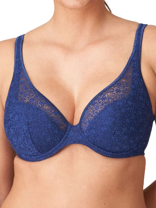 Epirus Half Padded Plunge Bra - Royal