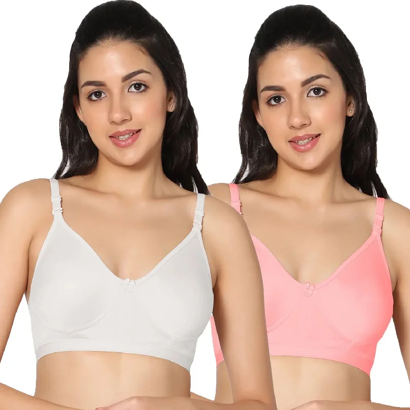 Full Coverage Non-Padded Bra (Pack of 2)