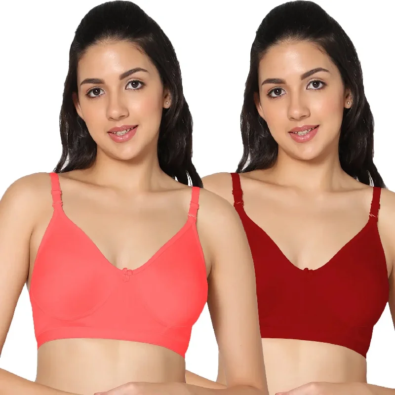 Full Coverage Non-Padded Bra (Pack of 2)