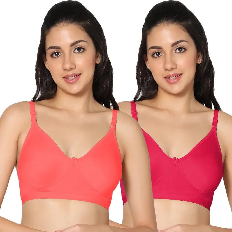 Full Coverage Non-Padded Bra (Pack of 2)