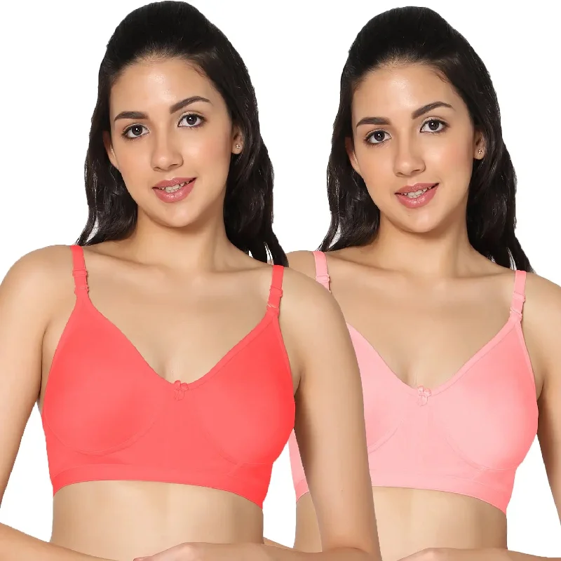 Full Coverage Non-Padded Bra (Pack of 2)