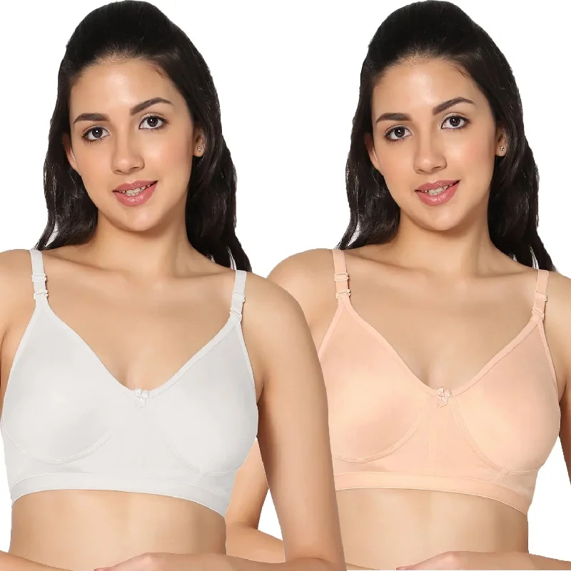 Full Coverage Non-Padded Bra (Pack of 2)