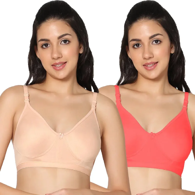 Full Coverage Non-Padded Bra (Pack of 2)