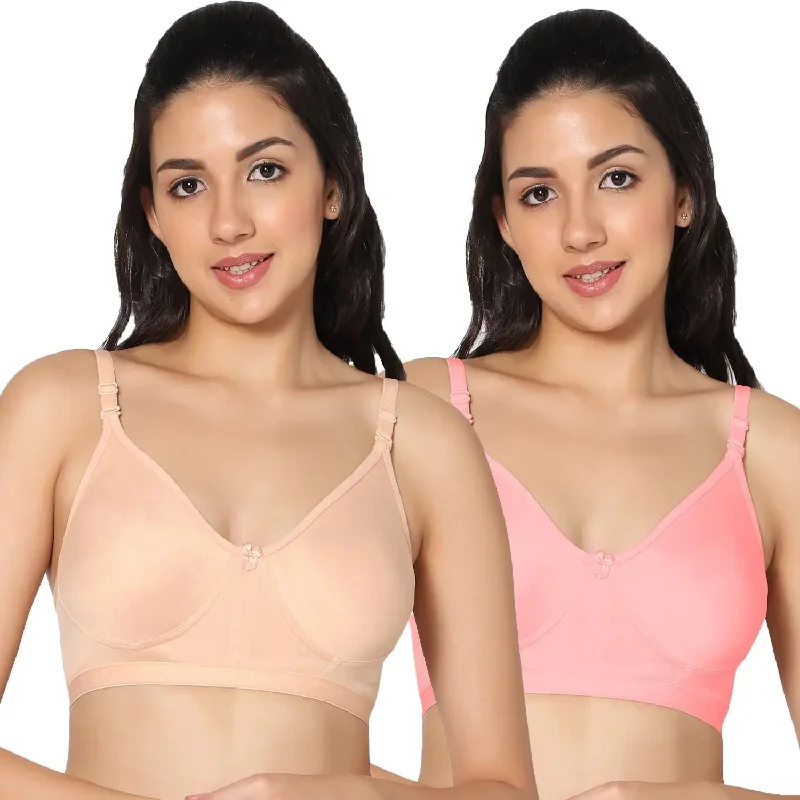 Full Coverage Non-Padded Bra (Pack of 2)