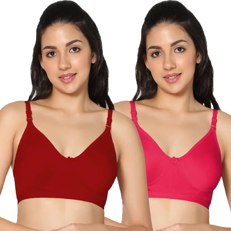 Full Coverage Non-Padded Bra (Pack of 2)