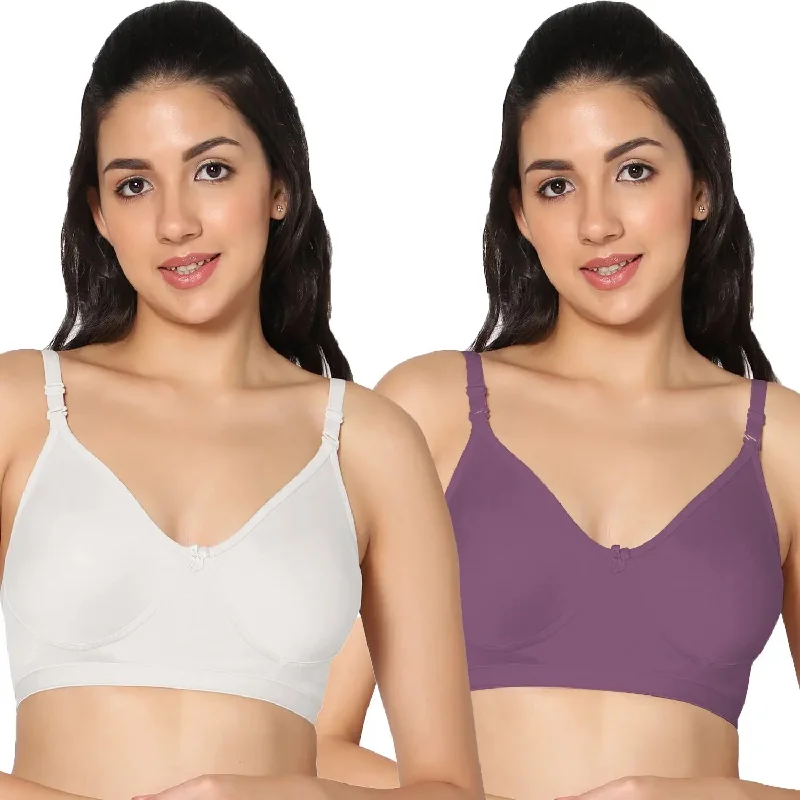 Full Coverage Non-Padded Bra (Pack of 2)