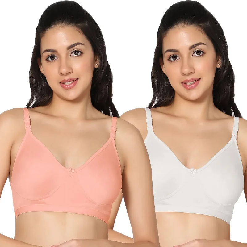 Full Coverage Non-Padded Bra (Pack of 2)