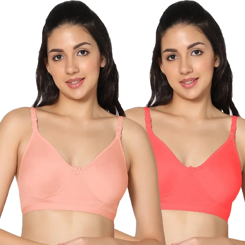 Full Coverage  Non-Padded Bra (Pack of 2)